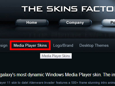 windows media player skin chooser